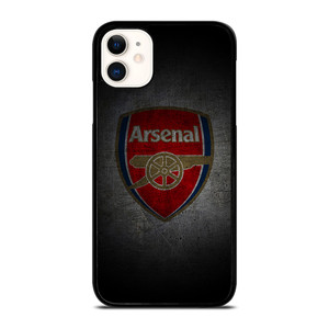 ARSENAL FC GUNNERS GRUNGE LOGO iPhone 11 Case Cover ARSENAL FC GUNNERS GRUNGE LOGO iPhone 11 Case Cover