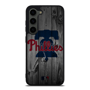 PHILADELPHIA PHILLIES BASEBALL MLB WOOD LOGO Samsung Galaxy S23 Plus Case Cover