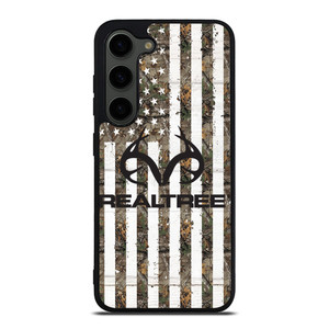 REALTREE AMERICAN FLAG LOGO Samsung Galaxy S23 Plus Case Cover