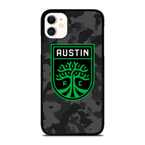 AUSTIN FC MLS BLACK CAMO iPhone 11 Case Cover