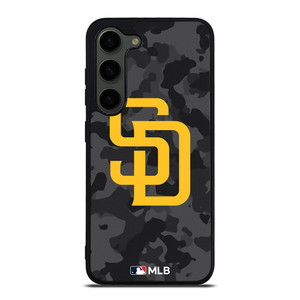 SAN DIEGO PADRES BASEBALL BLACK CAMO Samsung Galaxy S23 Plus Case Cover