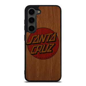 SANTA CRUZ SKATEBOARD WOODEN LOGO Samsung Galaxy S23 Plus Case Cover