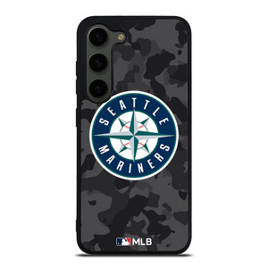 SEATTLE MARINERS BASEBALL BLACK CAMO Samsung Galaxy S23 Plus Case Cover