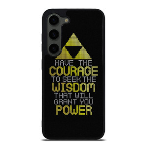 TRIFORCE ZELDA QUOTES Samsung Galaxy S23 Plus Case Cover TRIFORCE ZELDA QUOTES Samsung Galaxy S23 Plus Case Cover