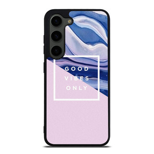 TUMBLR GOOD VIBES ONLY PINK MARBLE Samsung Galaxy S23 Plus Case Cover TUMBLR GOOD VIBES ONLY PINK MARBLE Samsung Galaxy S23 Plus Case Cover