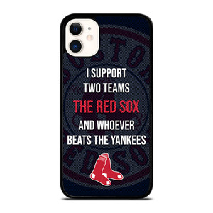 BOSTON RED SOX MLB BASEBALL BANTER FANS 2 iPhone 11 Case Cover BOSTON RED SOX MLB BASEBALL BANTER FANS 2 iPhone 11 Case Cover