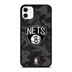 BROOKLYN NETS BLACK CAMO iPhone 11 Case Cover