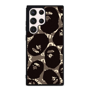 A BATHING APE SUPREME BLACK Samsung Galaxy S23 Ultra Case Cover