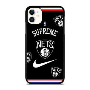 BROOKLYN NETS NBA X SUPREME NIKE iPhone 11 Case Cover