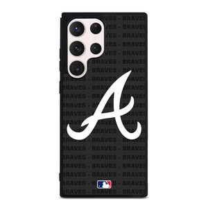 ATLANTA BRAVES BASEBALL BLACK Samsung Galaxy S23 Ultra Case Cover ATLANTA BRAVES BASEBALL BLACK Samsung Galaxy S23 Ultra Case Cover