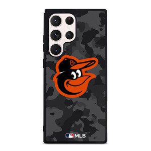 BALTIMORE ORIOLES BASEBALL BLACK CAMO Samsung Galaxy S23 Ultra Case Cover
