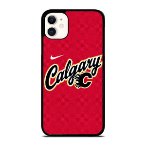 CALGARY FLAMES NHL HOCKEY NIKE iPhone 11 Case Cover CALGARY FLAMES NHL HOCKEY NIKE iPhone 11 Case Cover