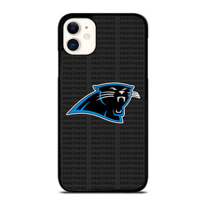 CAROLINA PANTHERS FOOTBALL TEXT iPhone 11 Case Cover