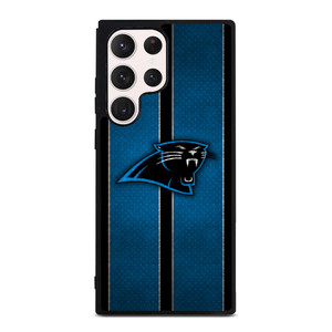 CAROLINA PANTHERS NFL METAL STRIPE Samsung Galaxy S23 Ultra Case Cover