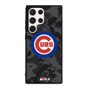 CHICAGO CUBS BASEBALL BLACK CAMO Samsung Galaxy S23 Ultra Case Cover