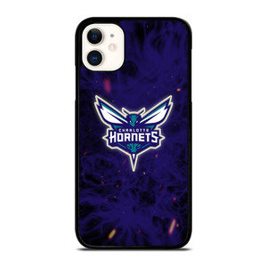 CHARLOTTE HORNETS BASKETBALL NBA FIRE iPhone 11 Case Cover CHARLOTTE HORNETS BASKETBALL NBA FIRE iPhone 11 Case Cover