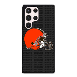 CLEVELAND BROWNS FOOTBALL TEXT Samsung Galaxy S23 Ultra Case Cover