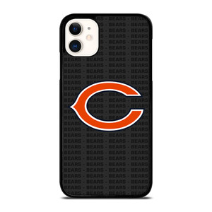 CHICAGO BEARS FOOTBALL TEXT iPhone 11 Case Cover