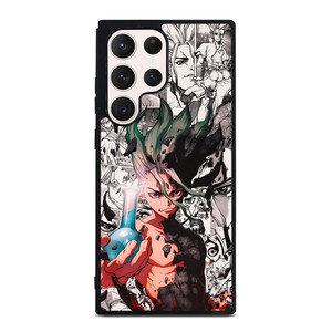 DR STONE ANIME BLACK WHITE Samsung Galaxy S23 Ultra Case Cover