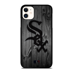 CHICAGO WHITE SOX BASEBALL MLB WOOD LOGO iPhone 11 Case Cover CHICAGO WHITE SOX BASEBALL MLB WOOD LOGO iPhone 11 Case Cover
