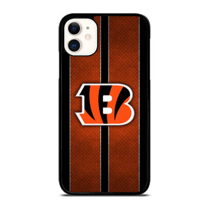 CINCINNATI BENGALS NFL METAL STRIPE iPhone 11 Case Cover CINCINNATI BENGALS NFL METAL STRIPE iPhone 11 Case Cover