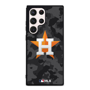 HOUSTON ASTROS BASEBALL BLACK CAMO Samsung Galaxy S23 Ultra Case Cover