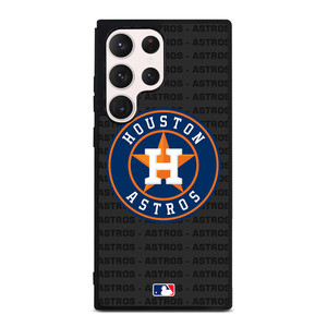 HOUSTON ASTROS BASEBALL BLACK Samsung Galaxy S23 Ultra Case Cover