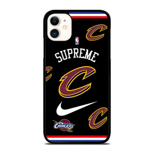 CLEVELAND CAVALIERS NBA X SUPREME NIKE iPhone 11 Case Cover CLEVELAND CAVALIERS NBA X SUPREME NIKE iPhone 11 Case Cover