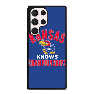 KANSAS JAYHAWKS BASKETBALL CHAMPIONS Samsung Galaxy S23 Ultra Case Cover