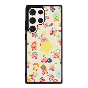 KIRBY CUTE PATTERN Samsung Galaxy S23 Ultra Case Cover