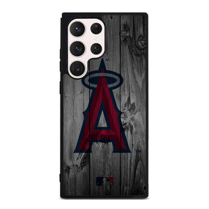 LOS ANGELES ANGELS BASEBALL MLB WOOD LOGO Samsung Galaxy S23 Ultra Case Cover