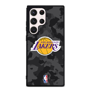 LOS ANGELES LAKERS BLACK CAMO Samsung Galaxy S23 Ultra Case Cover