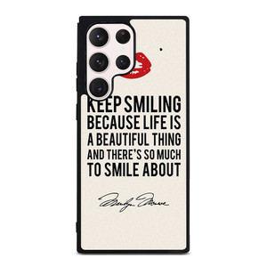 MARILYN MONROE QUOTES Samsung Galaxy S23 Ultra Case Cover