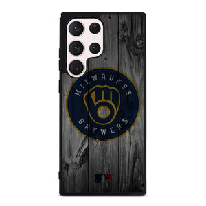 MILWAUKEE BREWERS BASEBALL MLB WOOD LOGO Samsung Galaxy S23 Ultra Case Cover
