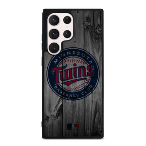 MINNESOTA TWINS BASEBALL MLB WOOD LOGO Samsung Galaxy S23 Ultra Case Cover