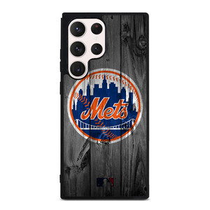 NEW YORK METS BASEBALL MLB WOOD LOGO Samsung Galaxy S23 Ultra Case Cover