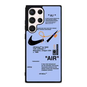 NIKE AIR OFF WHITE TARO Samsung Galaxy S23 Ultra Case Cover