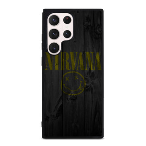 NIRVANA ROCK BAND WOODEN LOGO Samsung Galaxy S23 Ultra Case Cover NIRVANA ROCK BAND WOODEN LOGO Samsung Galaxy S23 Ultra Case Cover