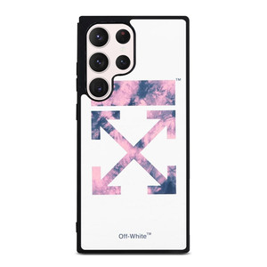 OFF WHITE PURPLE MARBLE Samsung Galaxy S23 Ultra Case Cover