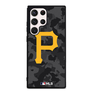 PITTSBURGH PIRATES BASEBALL BLACK CAMO Samsung Galaxy S23 Ultra Case Cover