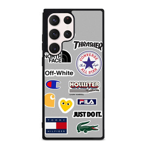 SKATEBOARD BRAND STICKER COLLAGE Samsung Galaxy S23 Ultra Case Cover