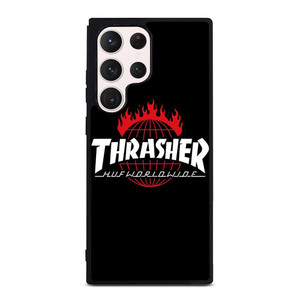 THRASHER HUF WORLDWIDE LOGO Samsung Galaxy S23 Ultra Case Cover