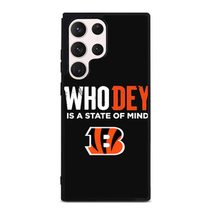 WHO DEY CINCINNATI BENGALS NFL Samsung Galaxy S23 Ultra Case Cover WHO DEY CINCINNATI BENGALS NFL Samsung Galaxy S23 Ultra Case Cover