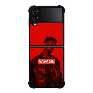 21 SAVAGE RAPPER Samsung Galaxy Z Flip 4 Case Cover