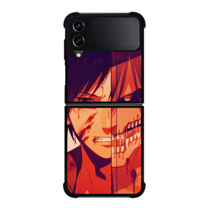 ATTACK ON TITAN EREN YEAGER ANIME Samsung Galaxy Z Flip 4 Case Cover ATTACK ON TITAN EREN YEAGER ANIME Samsung Galaxy Z Flip 4 Case Cover