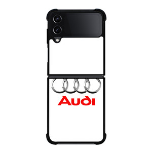 AUDI CAR LOGO Samsung Galaxy Z Flip 4 Case Cover AUDI CAR LOGO Samsung Galaxy Z Flip 4 Case Cover