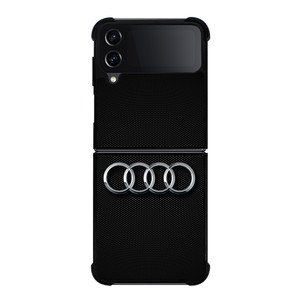 AUDI CARBON FIBER Samsung Galaxy Z Flip 4 Case Cover AUDI CARBON FIBER Samsung Galaxy Z Flip 4 Case Cover