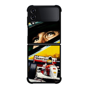 AYRTON SENNA F1 FORMULA ONE Samsung Galaxy Z Flip 4 Case Cover AYRTON SENNA F1 FORMULA ONE Samsung Galaxy Z Flip 4 Case Cover