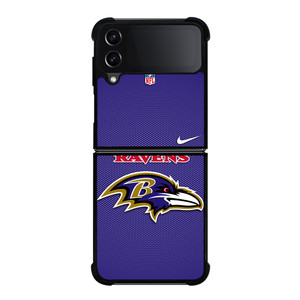 BALTIMORE RAVENS NFL FOOTBALL NIKE Samsung Galaxy Z Flip 4 Case Cover BALTIMORE RAVENS NFL FOOTBALL NIKE Samsung Galaxy Z Flip 4 Case Cover