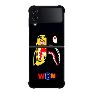 BAPE SHARK TIGER Samsung Galaxy Z Flip 4 Case Cover BAPE SHARK TIGER Samsung Galaxy Z Flip 4 Case Cover